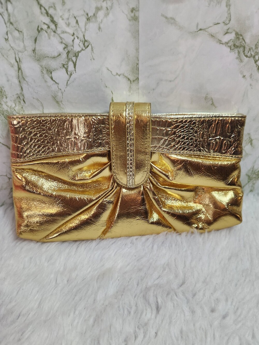 Vintage Joan Rivers Gold Clutch